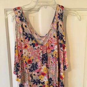 Old Navy floral layered tank top